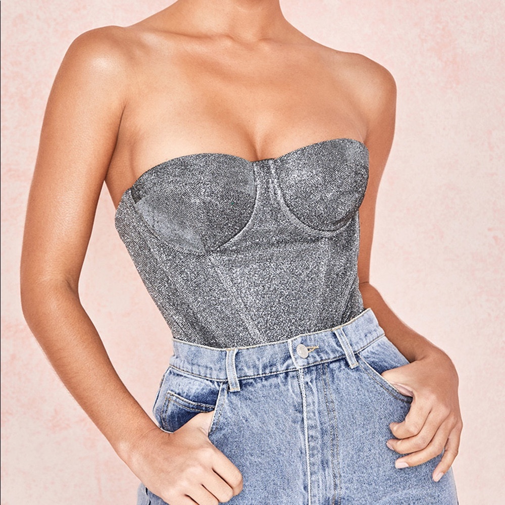House of CB glitter corset